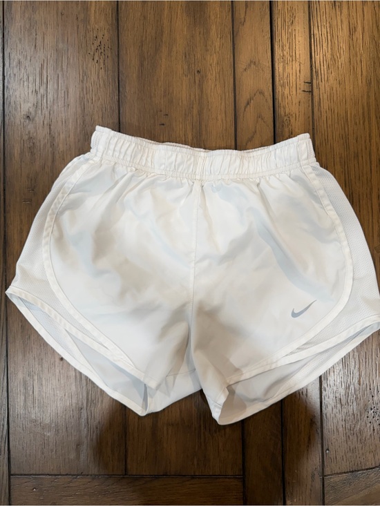 Nike Pants - Nike Women's White Athletic Mesh-Trim Shorts